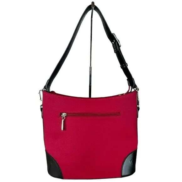 Joy Mangano Red Bucket Handbag‎ - Picture 2 of 11